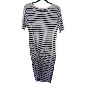 Striped body con dress 🖤